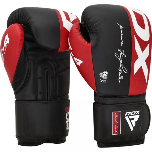 Boxerské rukavice RDX F4 14 oz. – červené