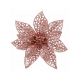 Vianočná hviezda so štipcom SPRINGOS CA0724 - ružová