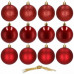Vianočné gule na stromček 12 ks SPRINGOS CA0170