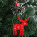 Vianočné ozdoby 3 ks SPRINGOS CA0654 - sobíky