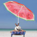 Plážový slnečník 180 cm SPRINGOS BU0020 – melón