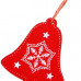 Vianočné ozdoby 3 ks SPRINGOS CA0653 - zvončeky