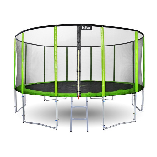 Záhradná trampolína SkyFlyer RING 2v1 16FT 487 cm – zelená