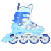 Detské kolieskové korčule NILS Extreme NA14198 modré veľ. S (31-34)