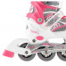 Detské kolieskové korčule NILS Extreme NA10602 ružové - veľ.S (31-34)
