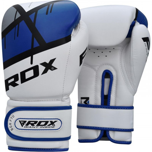 Boxerské rukavice RDX F7 Ego - modré