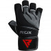 Kožené fitness rukavice RDX WGM-L4+