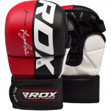Rukavice RDX T6 MMA Sparring - červené