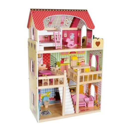 Drevený domček pre bábiky Kruzzel D11252